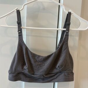 Quince Charcoal/Gray Micromodal Wireless Bralette/Lounge Bra size small